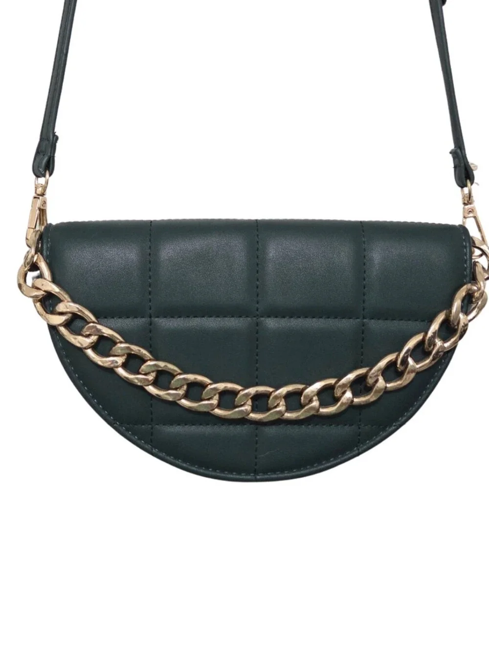 Urban Expressions Natalie Crossbody Teal With Gold Chain